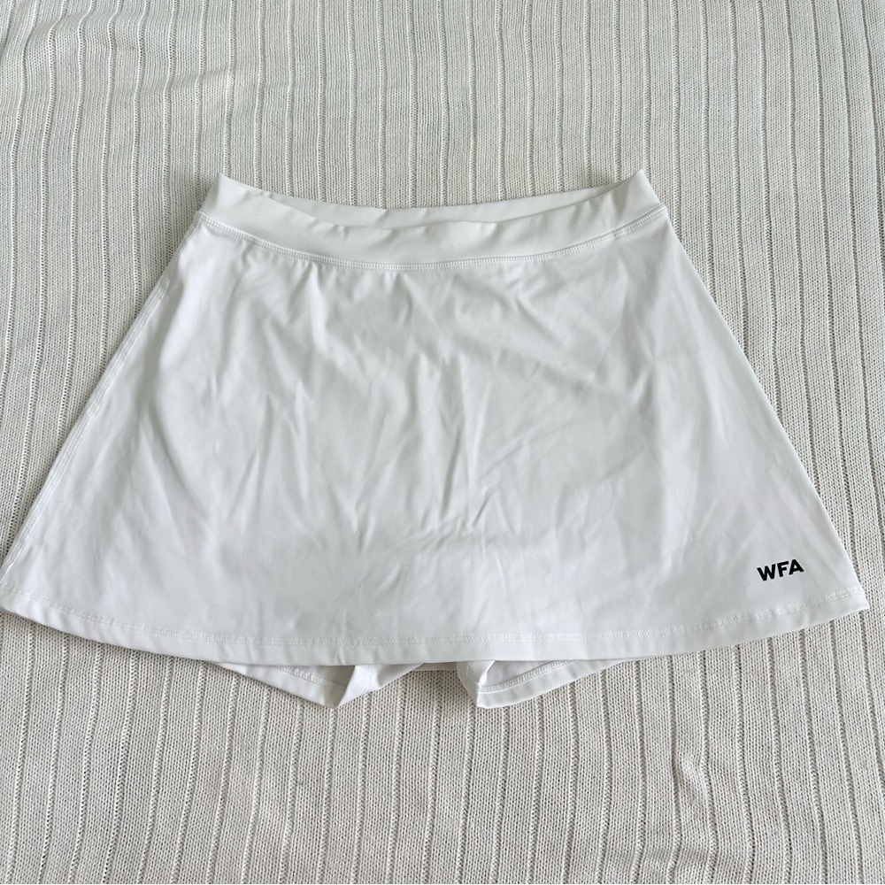 White Fox Boutique White Tennis Skort with WFA Logo